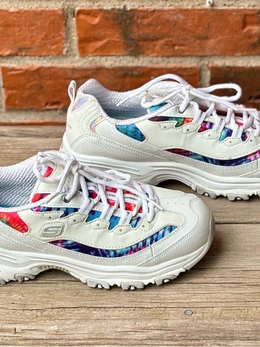Skechers D'Lites Summer Fiesta Wide Fit Women's Sneakers Sz 9 - Picture 4 of 7